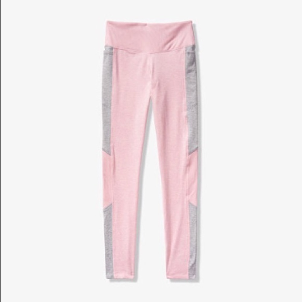 Victoria’s Secret pink Gray cozy high waisted side pocket leggings - Picture 3 of 6